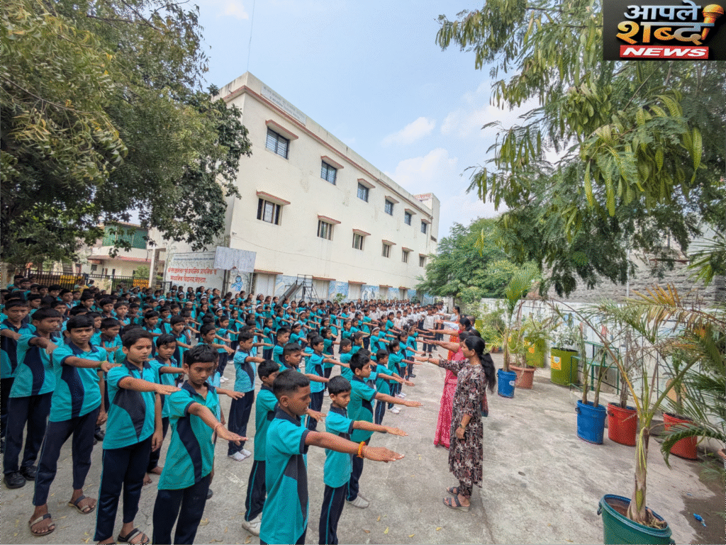 संत ज्ञानेश्वर विद्यालया मध्ये मी फटाके फोडणार नाही अभियान*