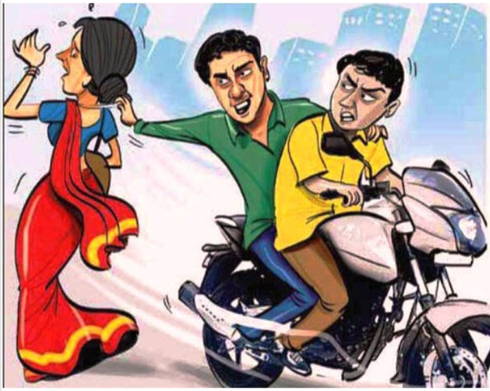 शिवशक्तीनगर परिसरात प्रौढ महिलेला लक्ष्य करून मंगळसूत्र लांबवले — दुचाकीवरील दोघा भामट्यांचा पोलिसांकडून शोध सुरू