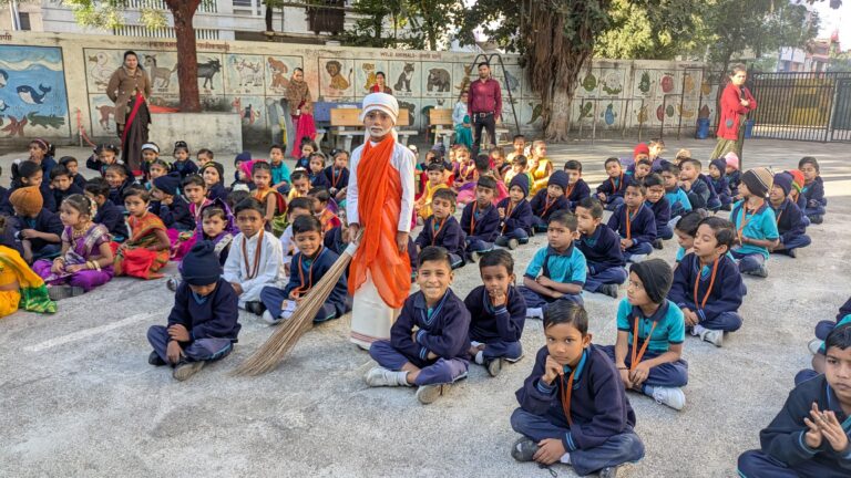 संत ज्ञानेश्वर विद्यालयात नाताळाऐवजी संस्कारमूल्य उपक्रमाचे आयोजन