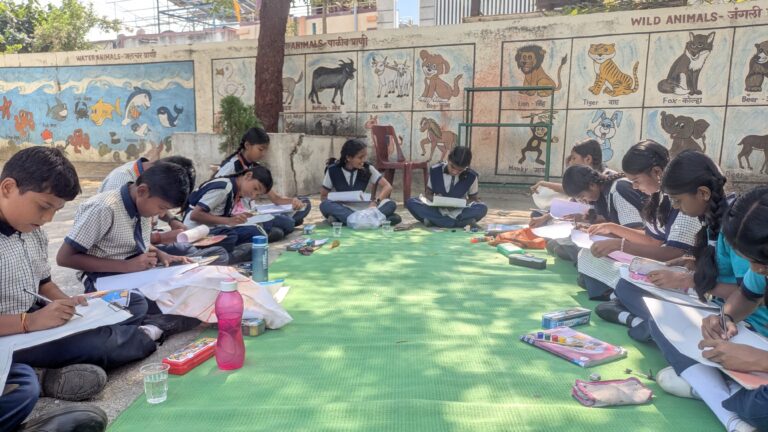 संत ज्ञानेश्वर विद्यालय येथे “हिंद दी चादर” उपक्रमांतर्गत चित्रकला व पोस्टर स्पर्धा उत्साहात