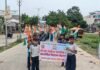 तिरंगा रॅलीतून विद्यार्थ्यांचा राष्ट्रनिर्मितीचा संदेश